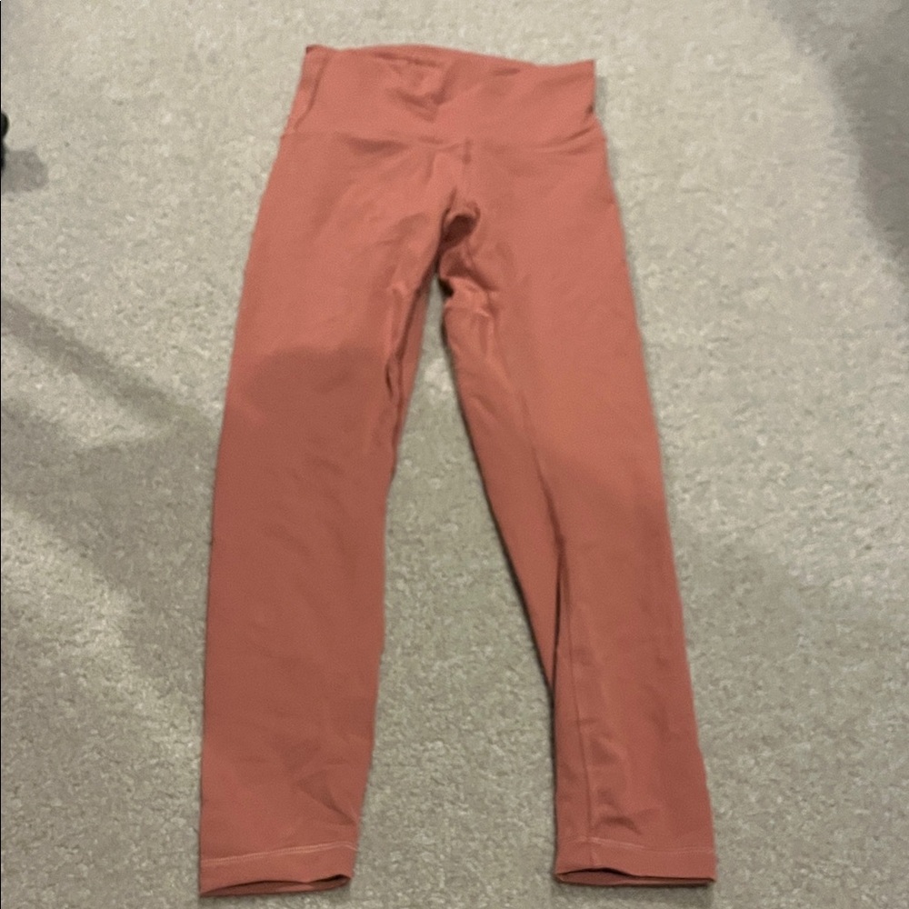 Lululemon Athletica Coral Wunder Train 25” Leggings